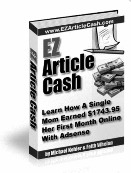 Product picture Ezine Article Cash