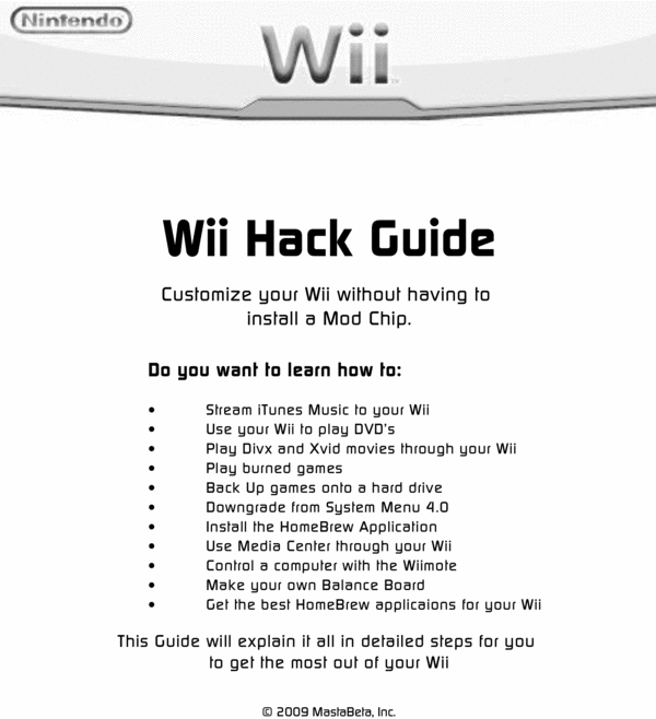 Product picture The Nintendo Wii Hack Guide